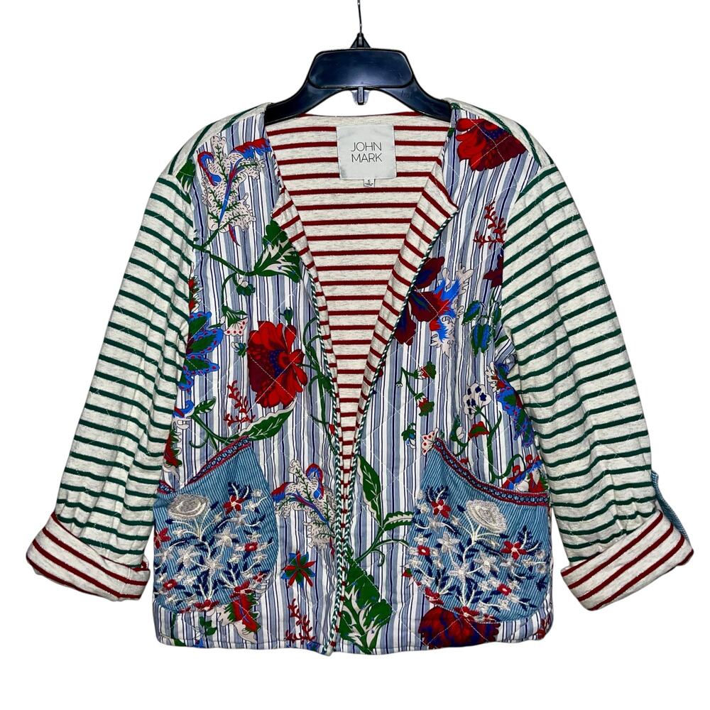 John Mark Quilted Jacket Floral